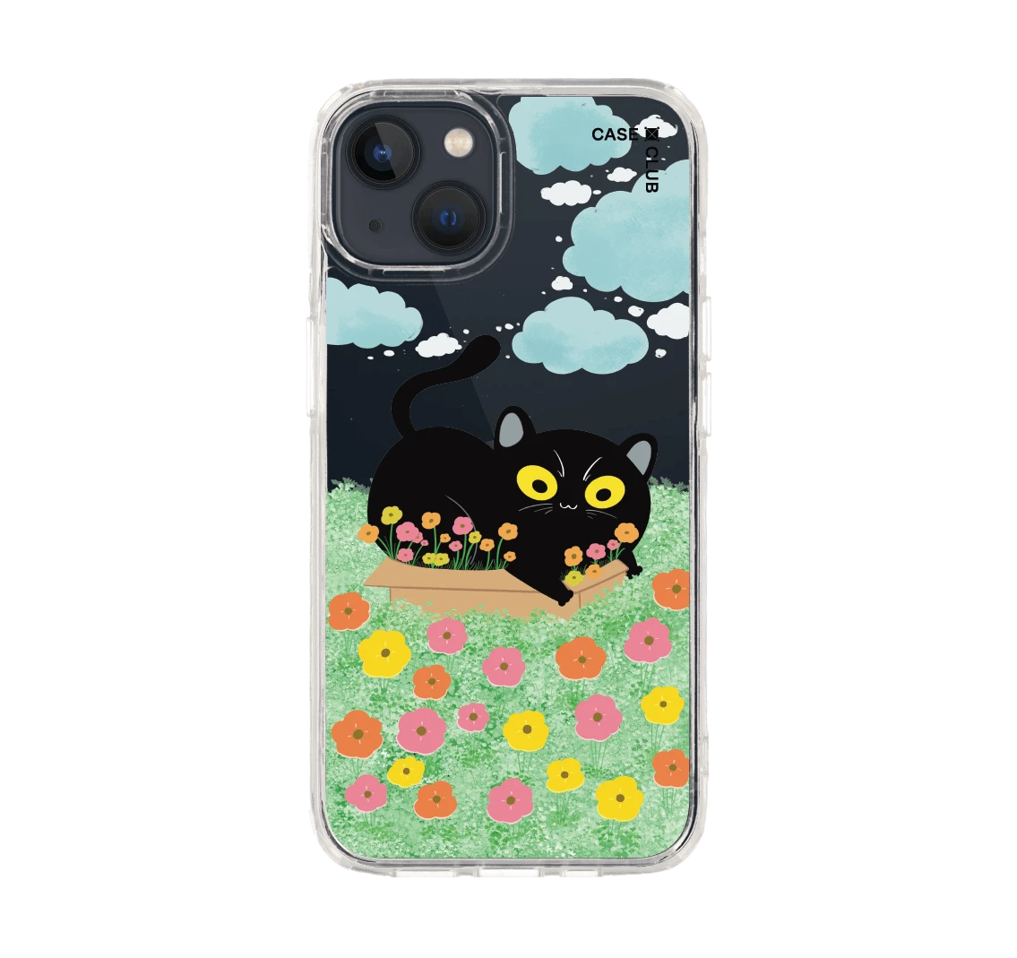 garden black cat
